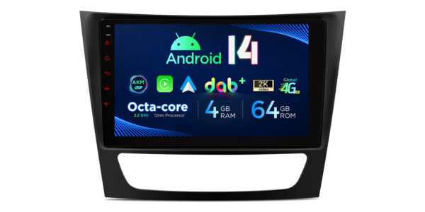 Mercedes-Benz | Android 14 | Octa Core | 4GB RAM & 64GB ROM | Global 4G LTE Solution | PXP94M211GDAB