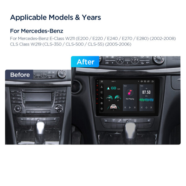 Mercedes-Benz | Android 14 | Octa Core | 4GB RAM & 64GB ROM | Global 4G LTE Solution | PXP94M211GDAB