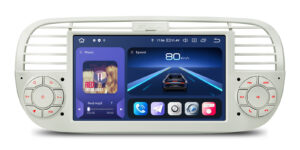 Fiat 500 | Qualcomm 665| Android 14 | Octa Core | 8GB RAM &256GB ROM | HDMI Output | IQ7450FLCP
